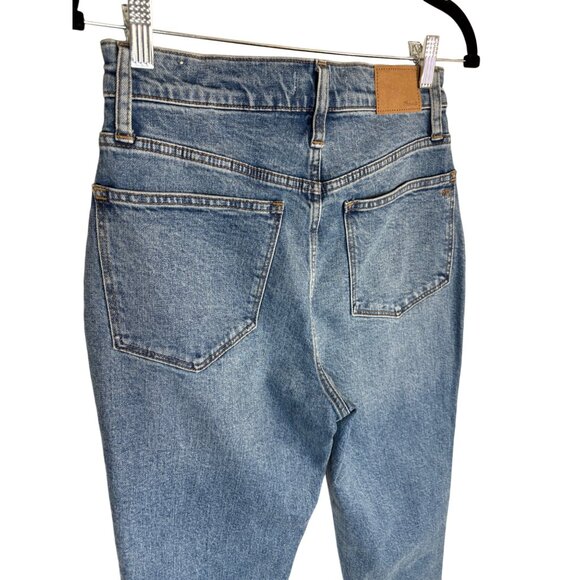 Madewell The Momjean in Basley Wash Jeans-sz 26 - Picture 10 of 13